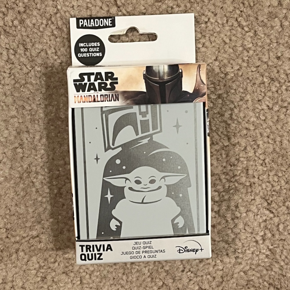 NWT Disney Star Wars Mandolorian Trivia Quiz Game